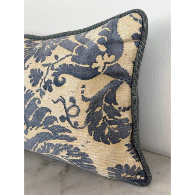 Custom Fortuny Lumbar Pillows by Melissa Levinson, Linen & Cotton, Usa For Sale - Image 13 of 14