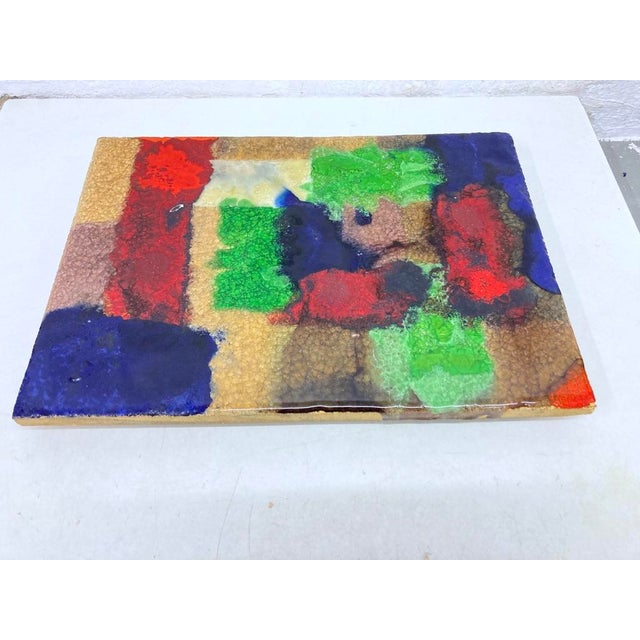 Studio Color Composition 2 Wall Panel in Ceramic by Heinz Pelzer, 1960s-1970s For Sale - Image 9 of 18
