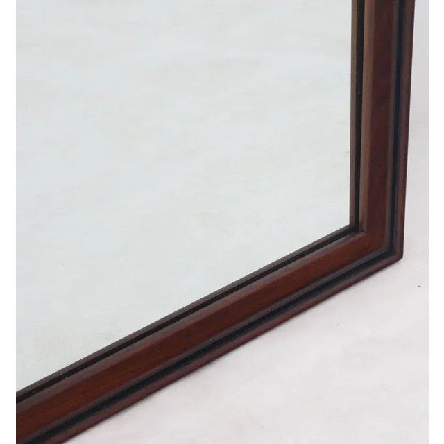 Mid-Century Modern Mid Century Modern Oiled Walnut Frame Rectangular Mirror For Sale - Image 3 of 7