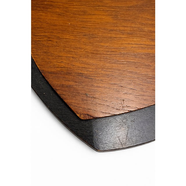 Art Deco Amsterdam School Oak Hallway Mirror with Integrated Brushes, 1920s, Set of 3 For Sale - Image 10 of 11