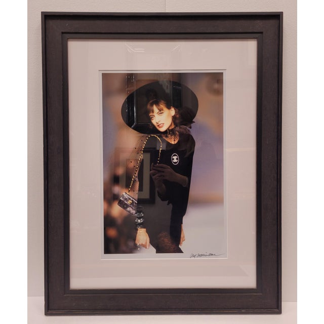 Guy Marineau, Inés De La Fressange, Chanel, 1988, Photographic Print, Framed For Sale - Image 11 of 15