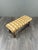 Antique Turned Wood Bench with Floral Tapestry Seat For Sale - Image 6 of 8