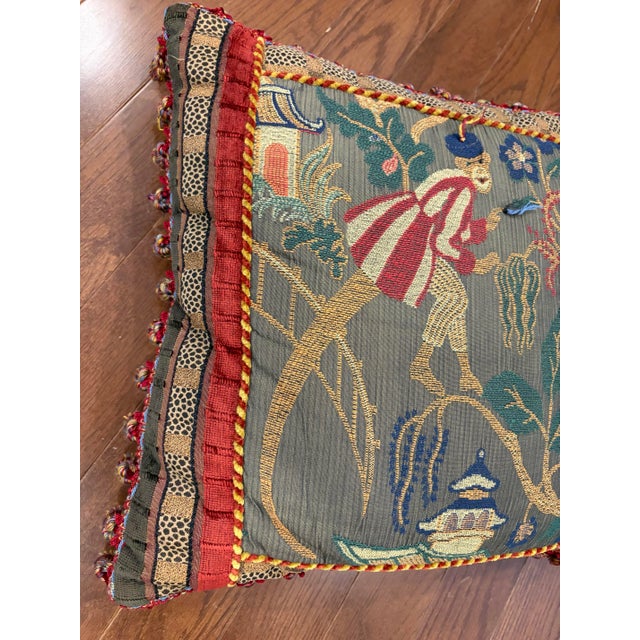 Vintage Boho Maximalist Throw Pillow Set (2 Pieces) For Sale In New York - Image 6 of 12