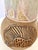 Vintage Vase Studio Pottery, Carved Organic Motif, Signed "Moni" For Sale - Image 9 of 13