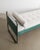Metal Vintage French Fabert Aluminium Daybed in Green by Jean Prouvé, 1950s For Sale - Image 7 of 10