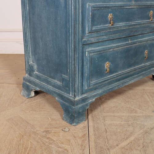Danish Painted Continental Commode For Sale - Image 4 of 12