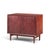 Mid-Century Modern Arne Vodder for Sibast Mid Century Danish Teak Tambour Door Cabinet Credenza For Sale - Image 3 of 8