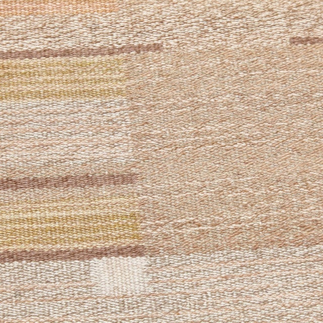 1930s Finnish Flat-Weave Carpet by Laila Karttunen for Kiikan Mattokutomo, 1930s For Sale - Image 5 of 13