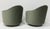 Milo Baughman Style Teardrop Lounge Chairs in Vendome Mohair For Sale - Image 9 of 9