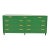 Michael Taylor for Baker Furniture Mid-Century Hollywood Regency Green Lacquered Campaign Dresser, Newly Refinished For Sale