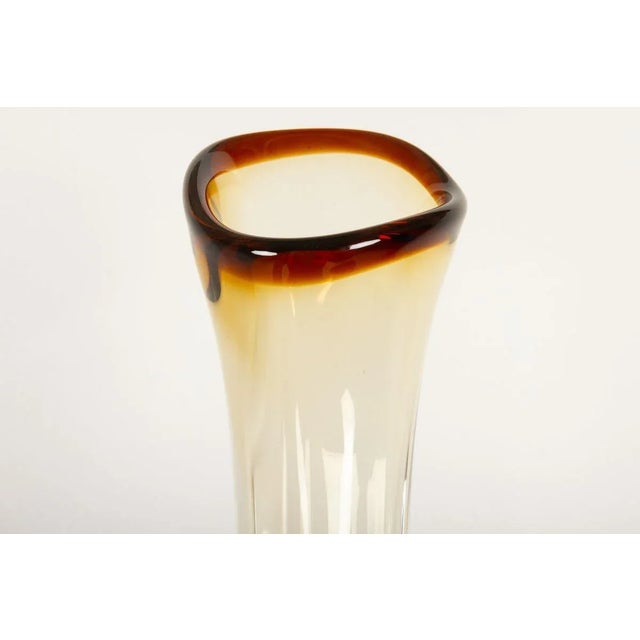 Mid-Century Swedish Glass Vase For Sale - Image 7 of 15