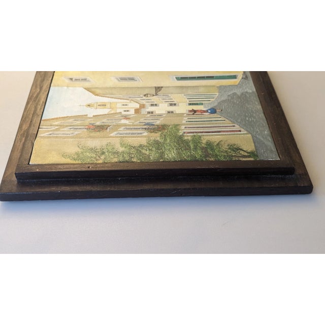 Mid 20th Century Framed Signed Painting on Canvas. Girl on Lisbon Alfama Street by Antonio M Paulino For Sale - Image 12 of 15