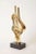 Abstract Vintage Brass Abstract Figural Sculpture on Black Granite Base, 1970's For Sale - Image 3 of 9