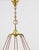Large Viennese Modernism Curved Brass Wave Chandelier by Hugo Gorge, 1940s For Sale - Image 17 of 18