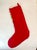 Textile 1980s Vintage Americana Boho Chic Needlepoint Christmas Poinsettia Stocking. For Sale - Image 7 of 8