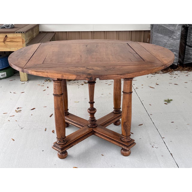 Round to Square French Game Table For Sale - Image 9 of 12
