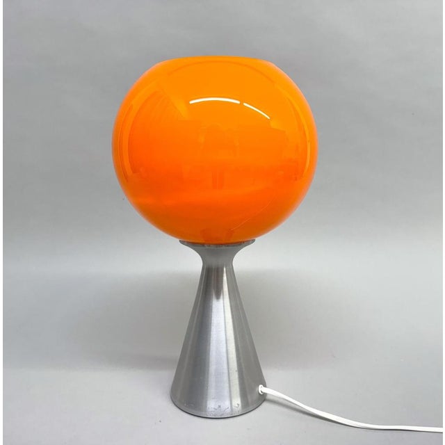 Metal Space Age Table Lamp by Aloys Gangkofner for Erco, 1970s For Sale - Image 7 of 12