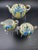 Asian Vintage Nippon Floral Asian Ceramic Tea Set- 3 Pieces For Sale - Image 3 of 12
