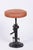 Mid-Century Swivel Stool in Cast Iron and Leather, Italy, 1970s For Sale - Image 10 of 10