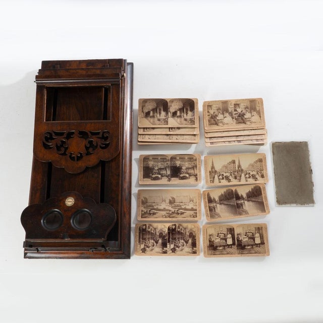 Rare 19th Century Roswell's Graphoscope With Cards For Sale - Image 17 of 18
