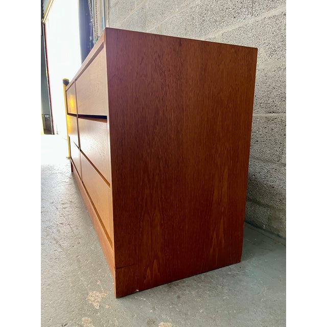 Midcentury Danish Modern Sideboard Credenza. Circa 1980s For Sale - Image 9 of 18