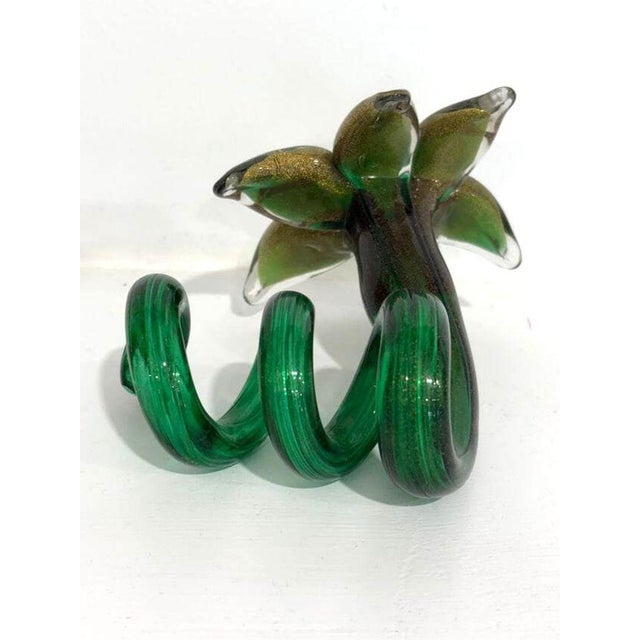 Traditional Murano Glass Candle Holders - A Pair For Sale - Image 3 of 3