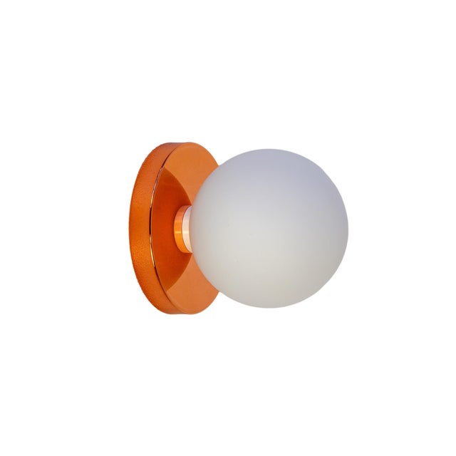 This listing is for 1x Globe Wall Sconce from Research.Lighting with a ~5in Glass Globe. Electronics: 1x G9 Socket, 4.5...