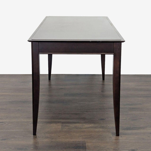 2010s Baronet Dark Wood Desk With Two Drawers For Sale - Image 5 of 10