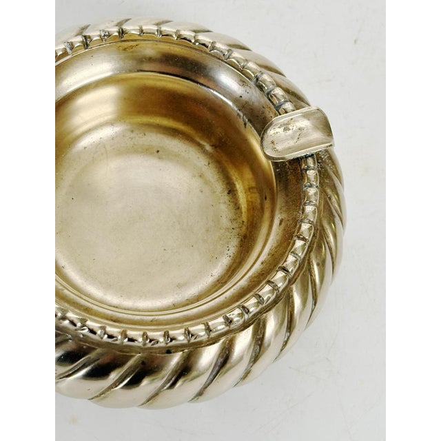 Gold Brass Ashtray, France, 1950s For Sale - Image 8 of 12