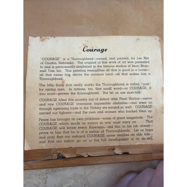 Mid 20th Century Courage Reproduction Print For Sale - Image 4 of 8