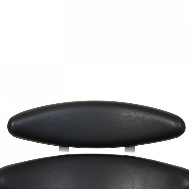 Vintage Corona Chair in Black Leather by Erik Jørgensen, 2020 For Sale - Image 3 of 15