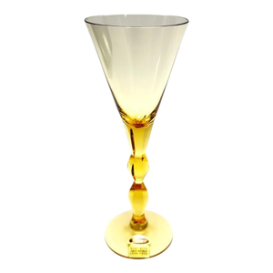 Early 21st Century Topaz Moser Ophelia Crystal Champagne Flute New in Box