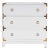 Forster Campaign 3 Drawer Dresser, White For Sale
