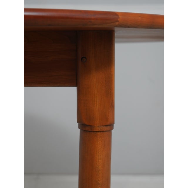 Queen Anne Stickley Cherry Valley Round Dining Room Table For Sale - Image 3 of 18