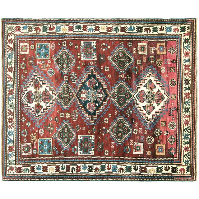 19th Century Caucasian Karabagh Rug For Sale