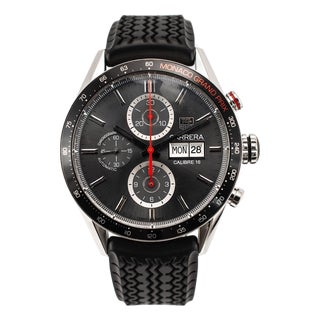 Tag Heuer Carrera Day Date Calibre16 43mm Cv2a1M Grey Dial Steel Automatic Watch For Sale