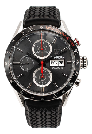 Tag Heuer Carrera Day Date Calibre16 43mm Cv2a1M Grey Dial Steel Automatic Watch