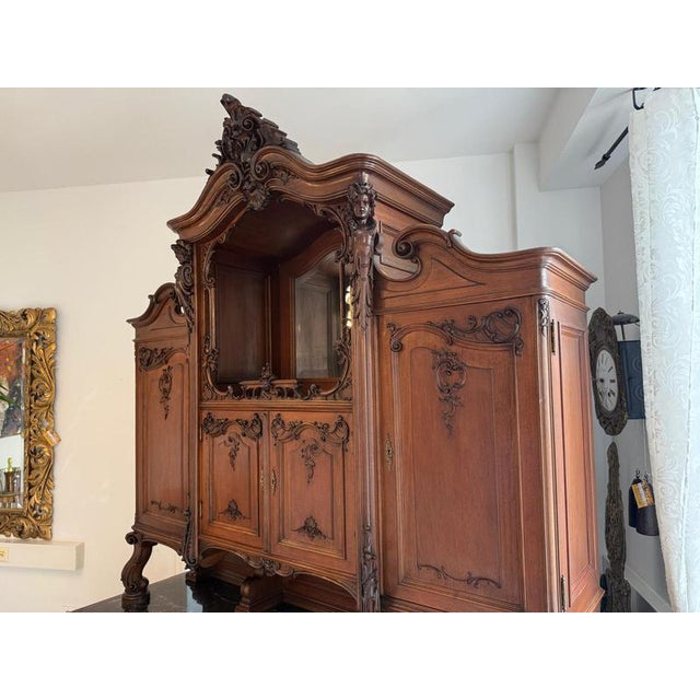Baroque Pfeiferl Topboard Buffet, 1880s For Sale - Image 12 of 18