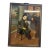 Signed 1920 Chinese Reverse Glass Painting of a Court Beauty by Dongsheng of Huizhou – 19” X 26” For Sale