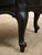 Black Vintage Burlwood Top Occasional Side Table For Sale - Image 4 of 12