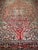 Vintage Persian Heriz Rug, Hand-Knotted Wool, Geometric Medallion Pattern, Red & Ivory, 10x13 For Sale - Image 9 of 16