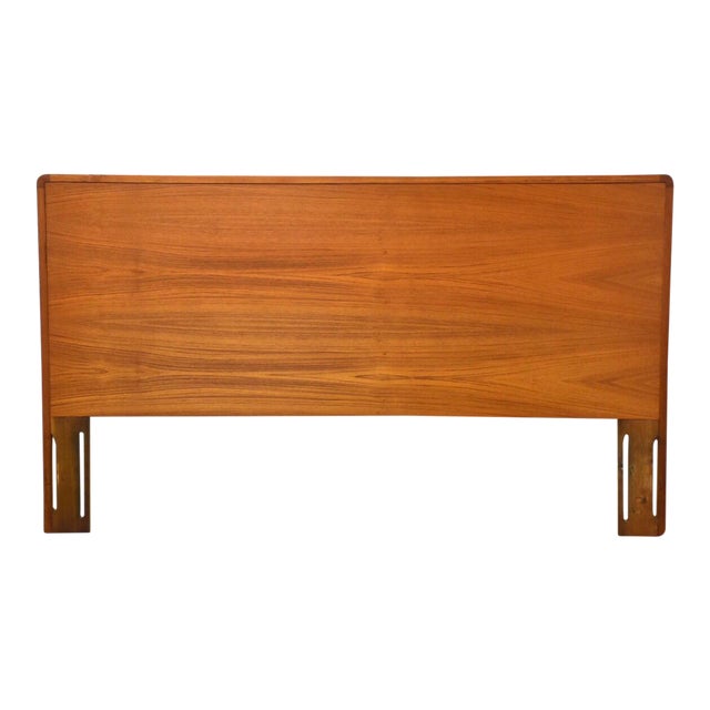 Danish Style Modern Teak Queen Headboard Chairish