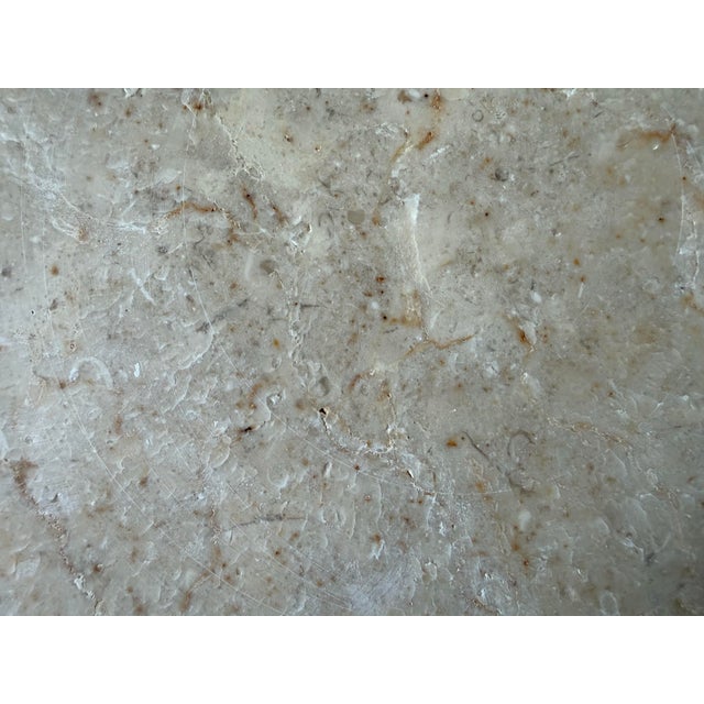 Beige Large Round Polished Terrazzo Bowl or Catch All For Sale - Image 8 of 8