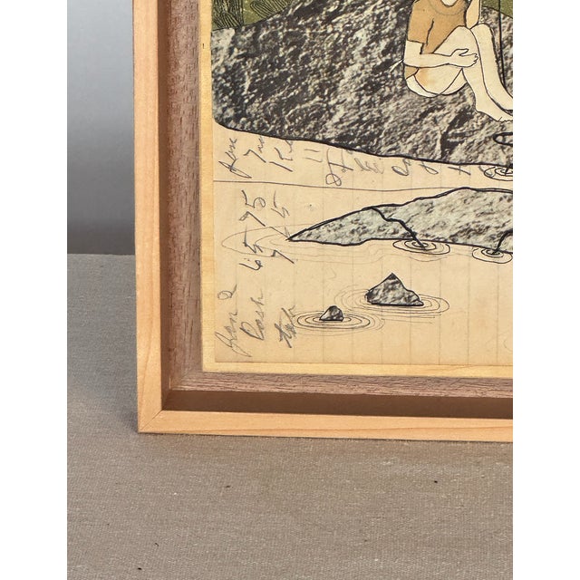 Vintage Mixed Media Collage by Hollie Chastain For Sale - Image 4 of 7