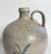 Traditional ML Owens 1988 Signed Seagrove Nc Stoneware Jug With Blue Floral Decoration For Sale - Image 3 of 8