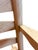 Ecru Late 20th Century Handcrafted Hickory Ladder Back Rocking Chair For Sale - Image 8 of 11
