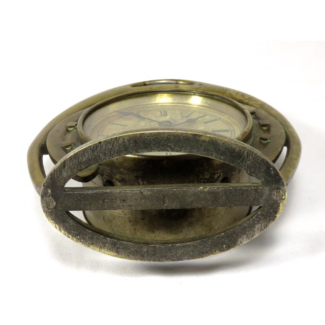 Unusual Antique Solid Bronze Horseshoe & Stirrup Equestrian Motif Desk