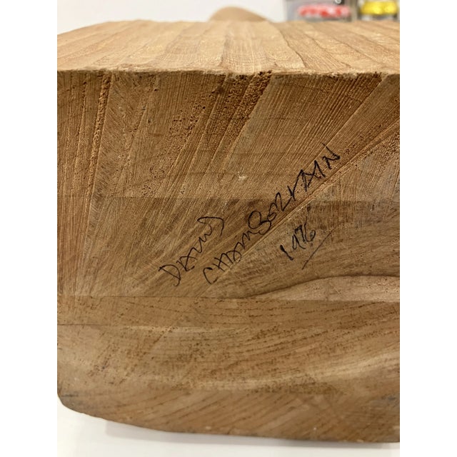 1970s Mid Century Sculpture Signed David Chamberlain For Sale - Image 5 of 5