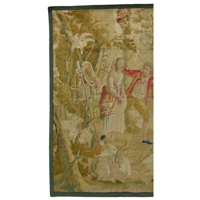 Antique 1900 French Tapestry For Sale - Image 4 of 9