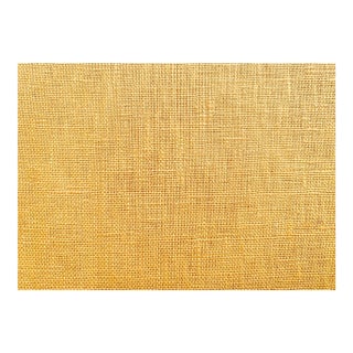 Plum Textiles Runyon Mustard Linen For Sale